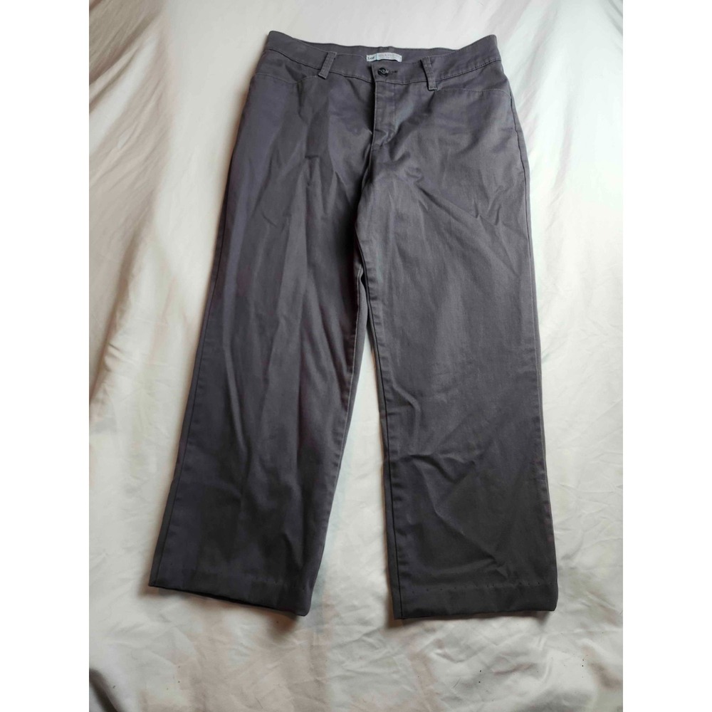 Lee Chino Pants Womens 10M Gray Career Wear Capsule Wardrobe Corpcore‎ Girlie